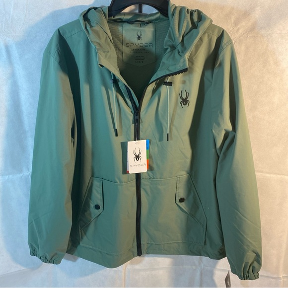 Spyder Other - Spyder Hooded Jacket in Sage